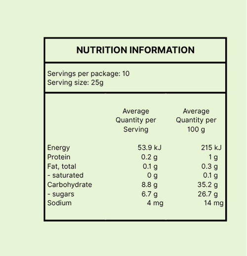 Soft dried soursop