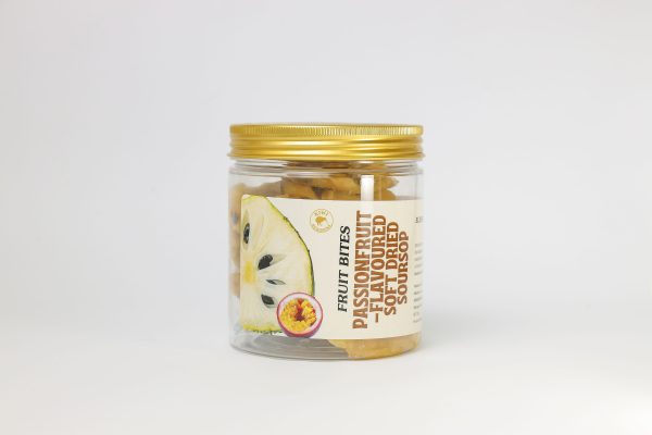 Passionfruit-flavoured soft dried soursop