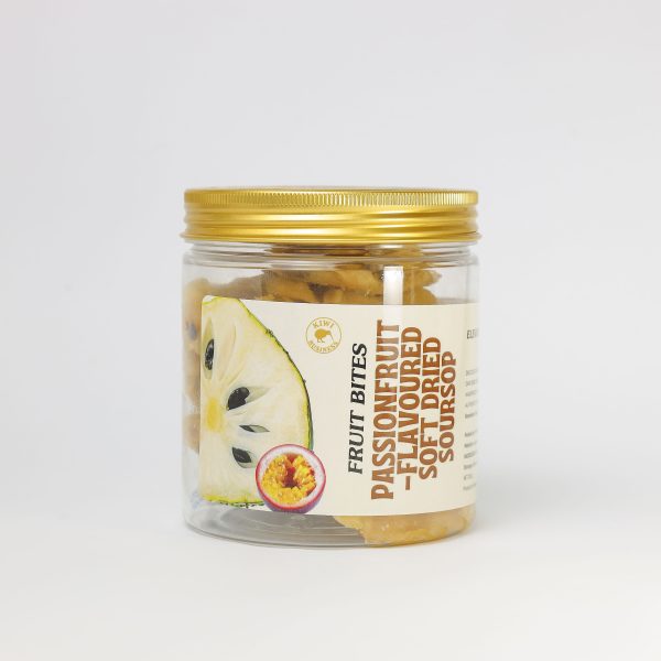 Passionfruit-flavoured soft dried soursop