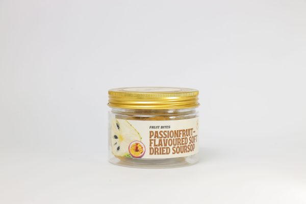 Passionfruit-flavoured soft dried soursop