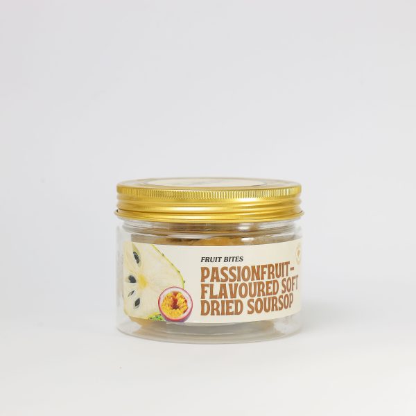 Passionfruit-flavoured soft dried soursop
