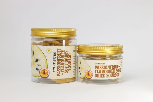 Passionfruit-flavoured soft dried soursop